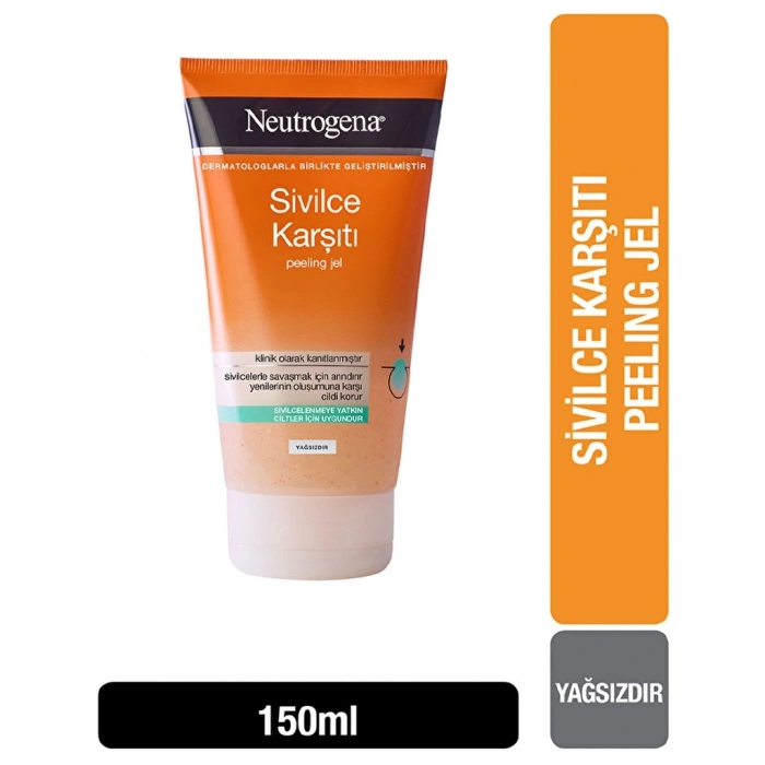Neutrogena Sivilce Karşıtı Peeling Arındırıcı Yüz Temizleme Jeli 150 ml