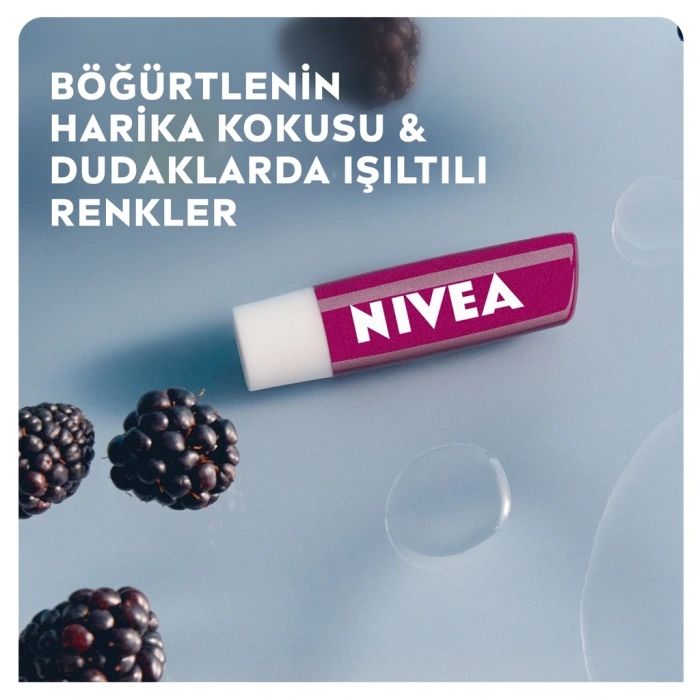 Nivea Böğürtlen Dudak Bakım Kremi 4,8 gr