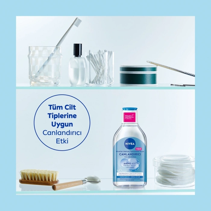 Nivea Canlandırıcı Micellar Makyaj Temizleme Suyu 400 ml