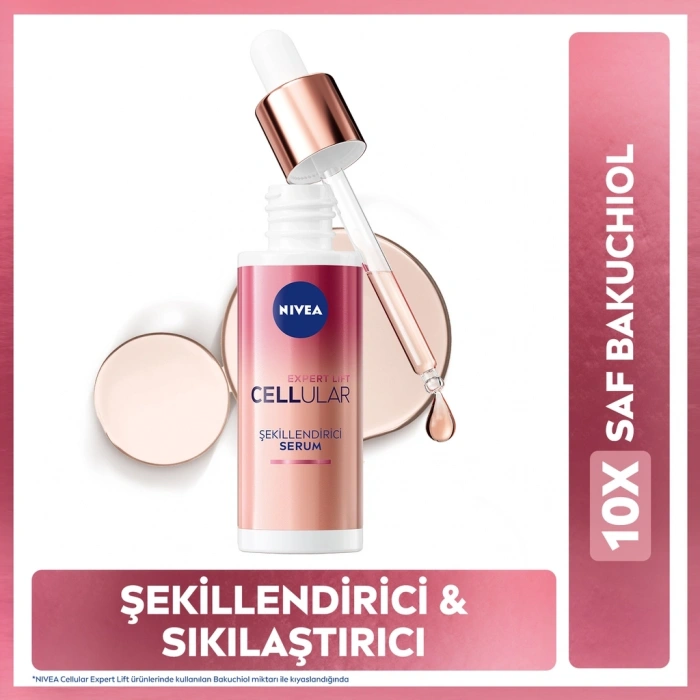 Nivea Cellular Expert Lift Doğal Retinol Alternatifi Saf Bakuchiol İçeren Cilt Serumu 30 ml