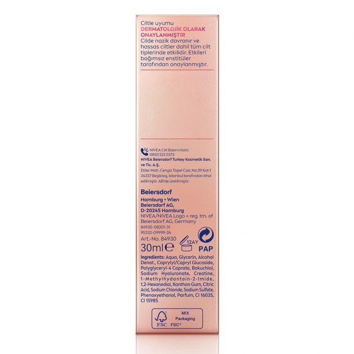 Nivea Cellular Expert Lift Doğal Retinol Alternatifi Saf Bakuchiol İçeren Cilt Serumu 30 ml