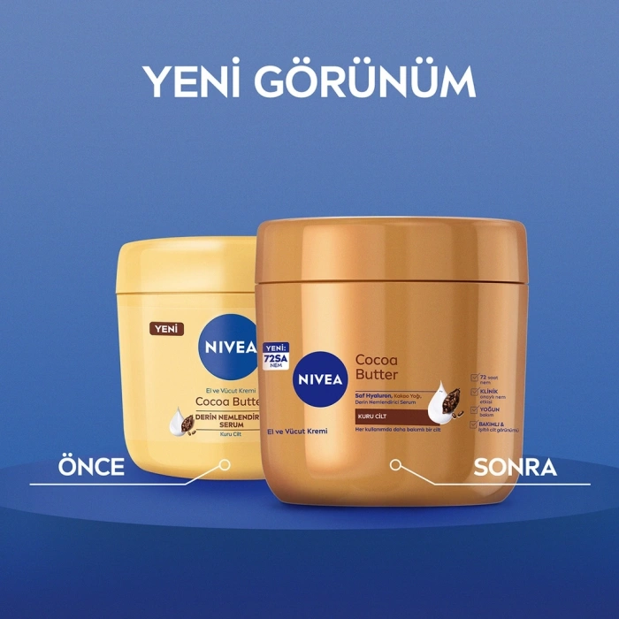 Nivea Cocoa Butter El Ve Vücut Bakım Kremi 400 ml
