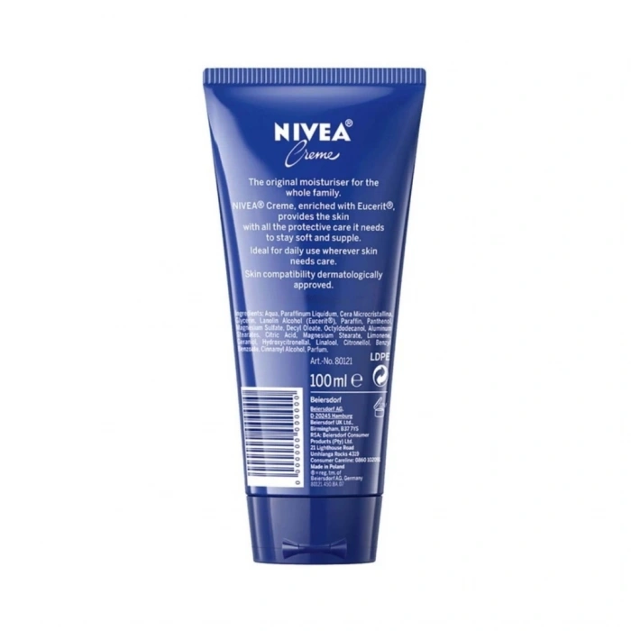 Nivea Creme Yüz, Vücut ve El Nemlendirici Bakım Kremi 100 ml