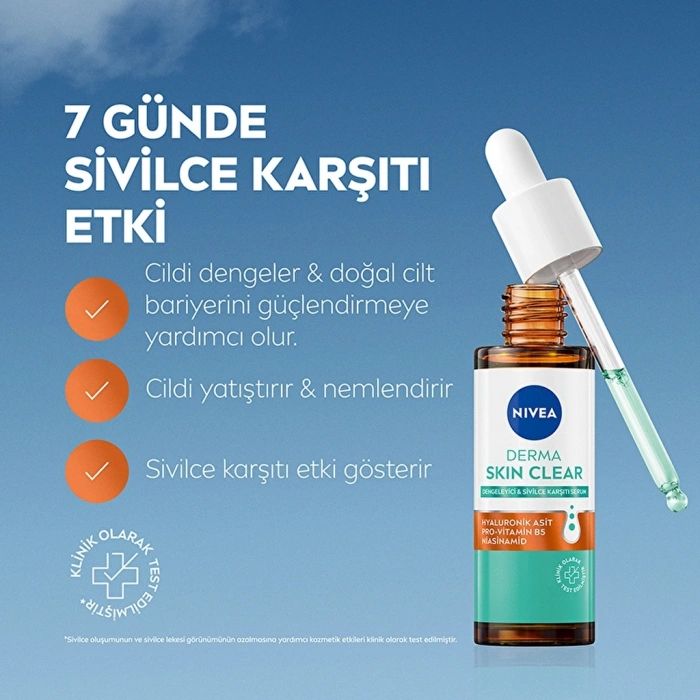 Nivea Derma Skin Clear Dengeleyici ve Sivilce Karşıtı Serum 30 ml