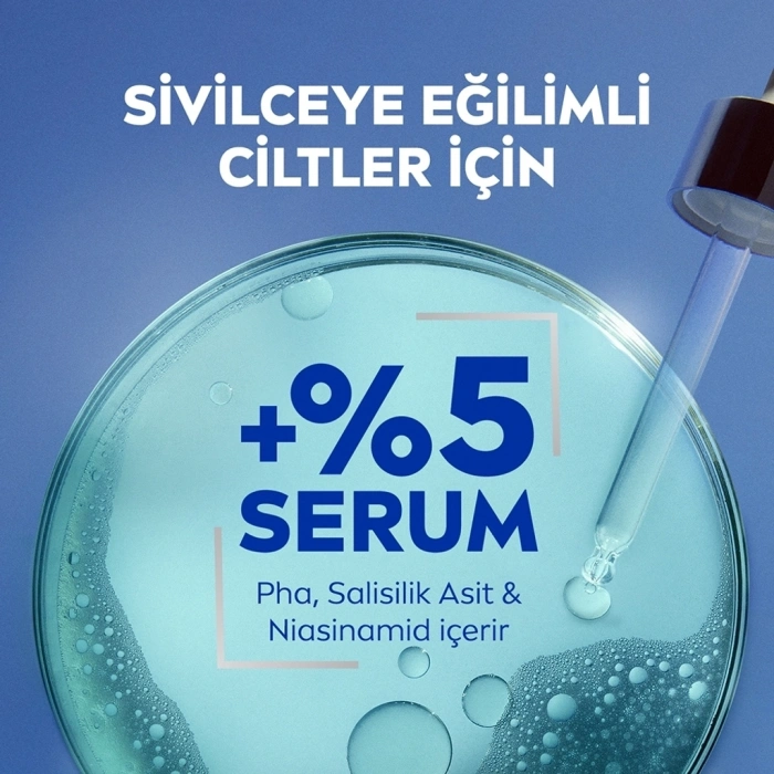Nivea Derma Skin Clear Serum Etkili Çift Fazlı Micellar Makyaj Temizleme Suyu 400 ml