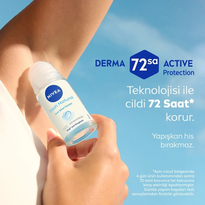 Nivea Fresh Natural Kadın Deodorant Roll-on 50 ml + Mini Deodorant Roll-on 25 ml