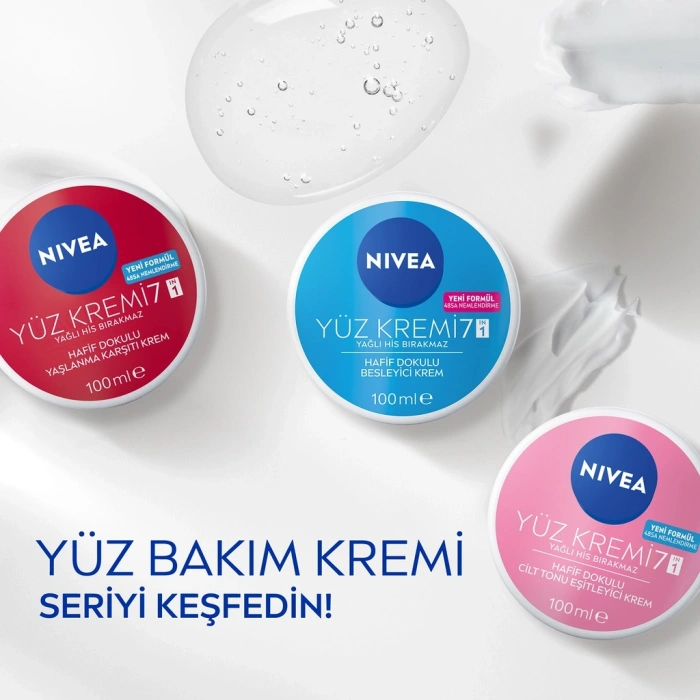 Nivea Hafif Dokulu Yaşlanma Karşıtı Yüz Bakım Kremi 100 ml