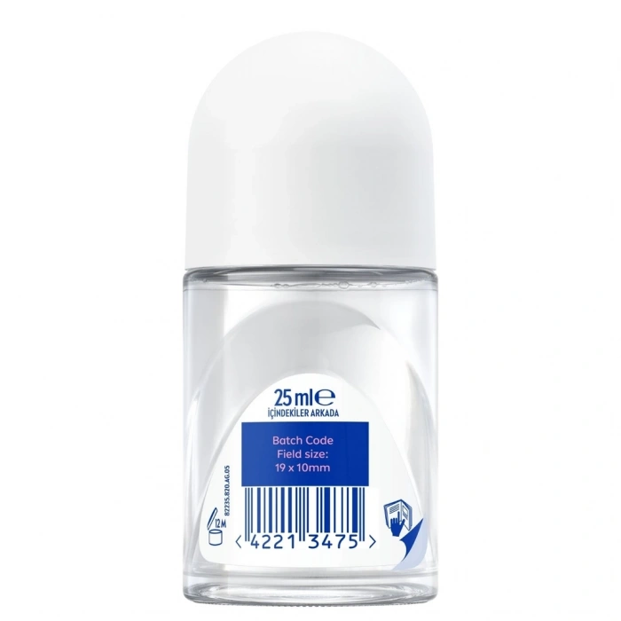 Nivea Kadın Mini Roll-on Deodorant Black & White Invisible Clear 25 ml