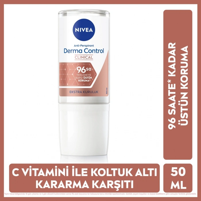 Nivea Kadın Roll-on Deodorant Derma Control Clinical 50 ml