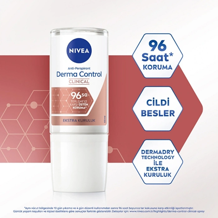 Nivea Kadın Roll-on Deodorant Derma Control Clinical 50 ml