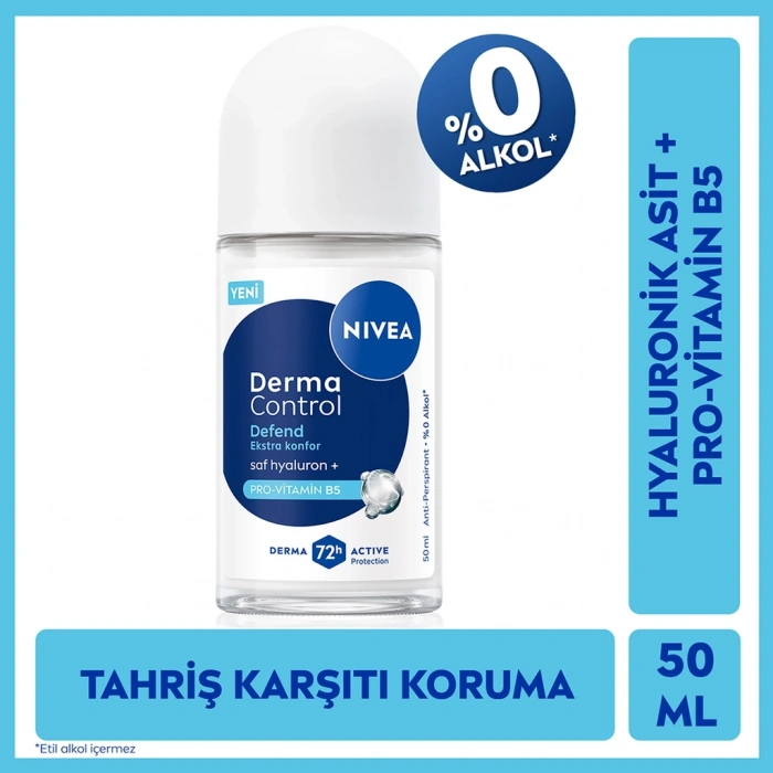 Nivea Kadın Roll on Deodorant Derma Control Defend 50 ml