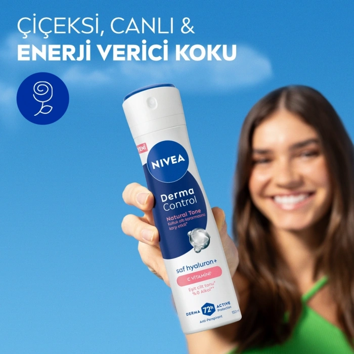 Nivea Kadın Sprey Deodorant Derma Control Natural Tone 150 ml
