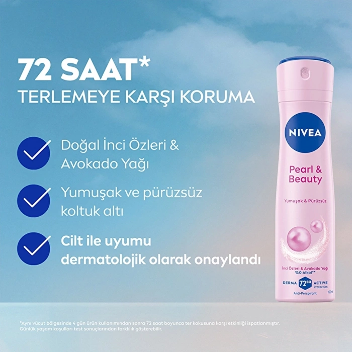 Nivea Kadın Sprey Deodorant Pearl & Beauty 150 ml
