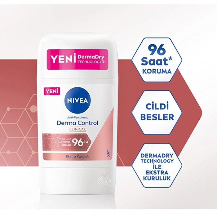 Nivea Kadın Stick Deodorant Derma Control Clinical 50 ml