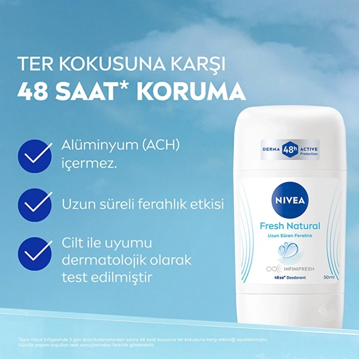 Nivea Kadın Stick Deodorant Fresh Natural 50 ml