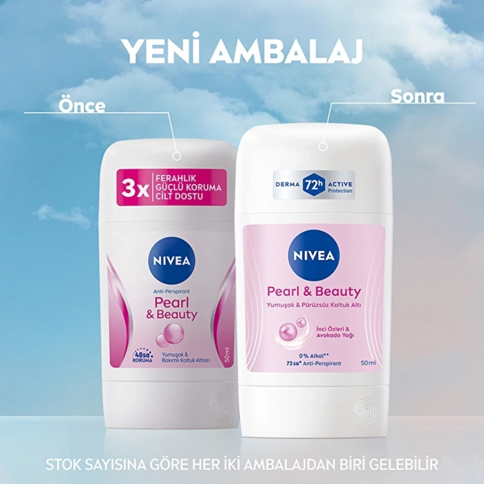 Nivea Kadın Stick Deodorant Pearl & Beauty 50 ml
