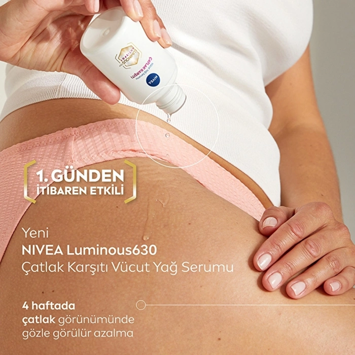 Nivea Luminous Çatlak Karşıtı Nemlendirici Vücut Yağ Serumu 100 ml