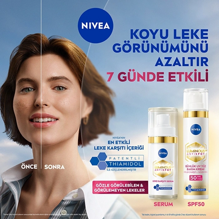 Nivea Luminous630 Thiamidol Etkili Leke Karşıtı Gündüz Yüz Kremi 40 ml
