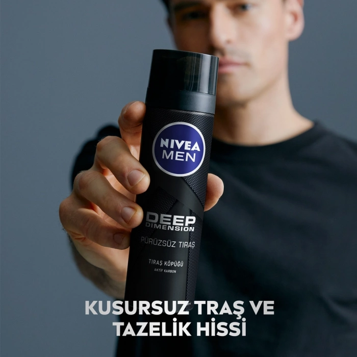 Nivea Men Deep Dimension Erkek Tıraş Köpüğü 200 ml