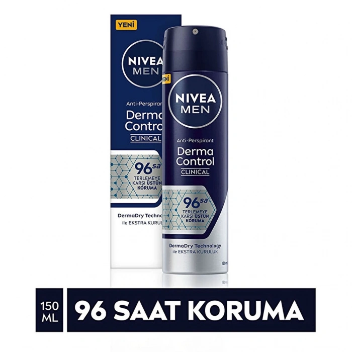 Nivea Men Derma Control Clinical Erkek Deodorant Sprey 150 ml