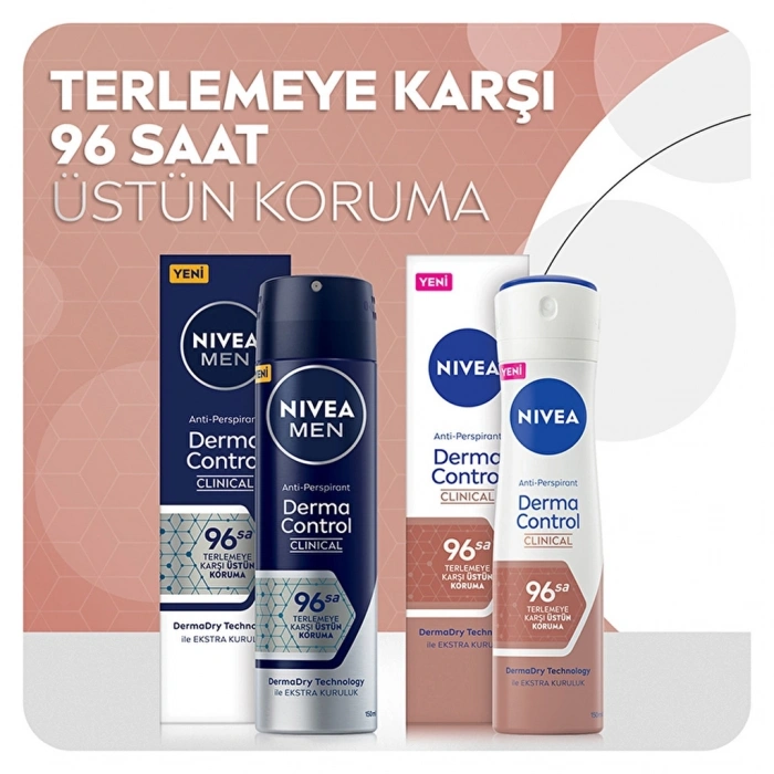 Nivea Men Derma Control Clinical Erkek Deodorant Sprey 150 ml
