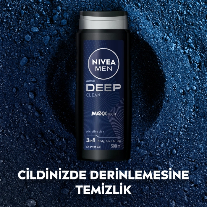 Nivea Men Erkek Deep Dimension Banyo ve Duş Jeli 500 ml