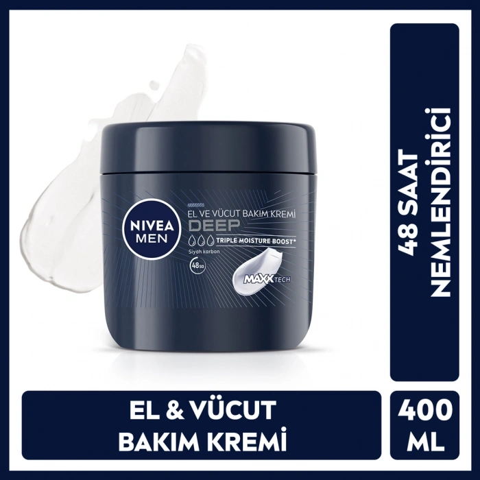 Nivea Men Erkek Deep El ve Vücut Bakım Kremi 400 ml