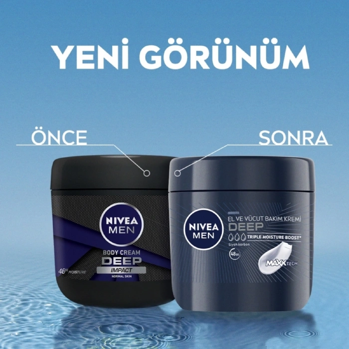 Nivea Men Erkek Deep El ve Vücut Bakım Kremi 400 ml