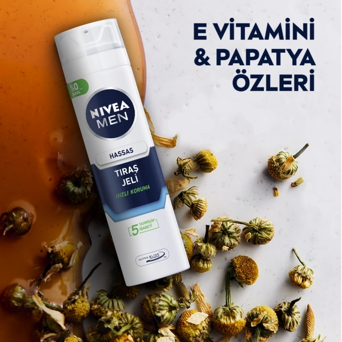 Nivea Men Erkek Hassas Ciltler İçin Koruyucu Tıraş Jeli 200 ml
