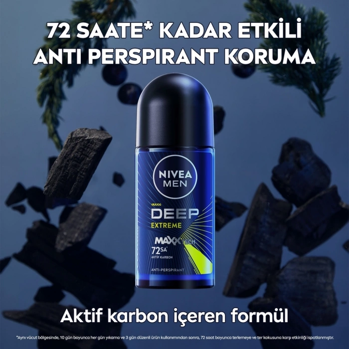 Nivea Men Erkek Roll-on Deodorant Deep Extreme 50 ml