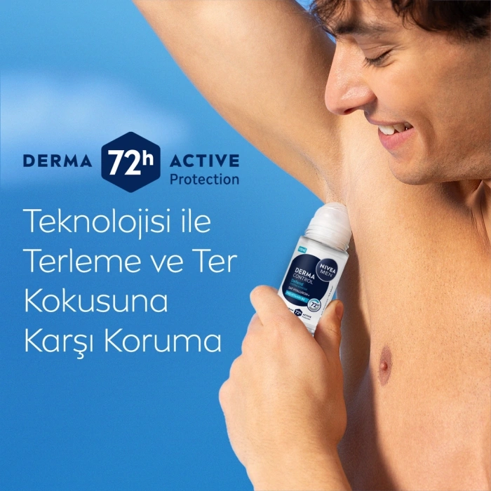 Nivea Men Erkek Roll-on Deodorant Derma Control Defend 50 ml