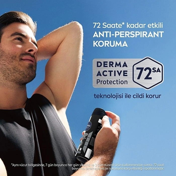 Nivea Men Erkek Sprey Deodorant Black & White Invisible Güçlü Etki 150 ml