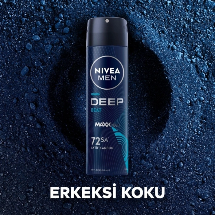 Nivea Men Erkek Sprey Deodorant Deep Dimension Beat 150 ml