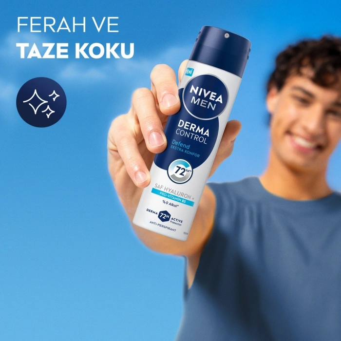 Nivea Men Erkek Sprey Deodorant Derma Control Defend 150 ml