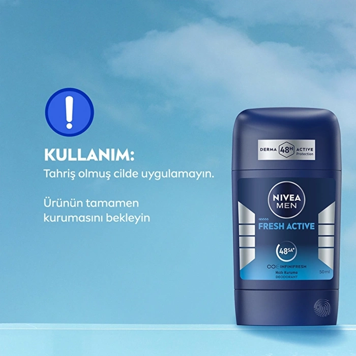 Nivea Men Erkek Stick Deodorant Fresh Active 50 ml