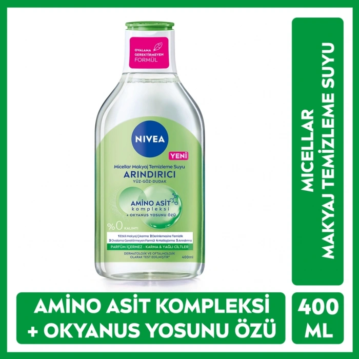 Nivea Micellar Makyaj Temizleme Suyu Arındırıcı 400 ml