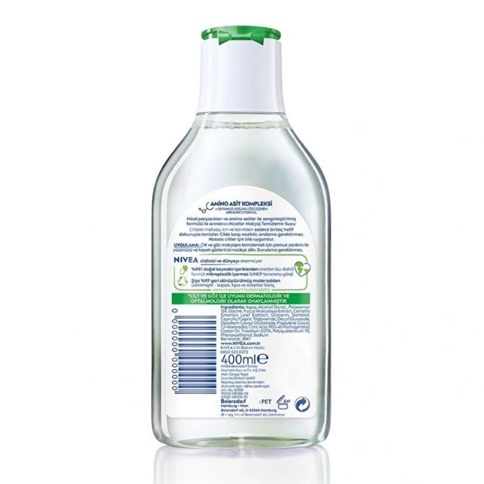 Nivea Micellar Makyaj Temizleme Suyu Arındırıcı 400 ml