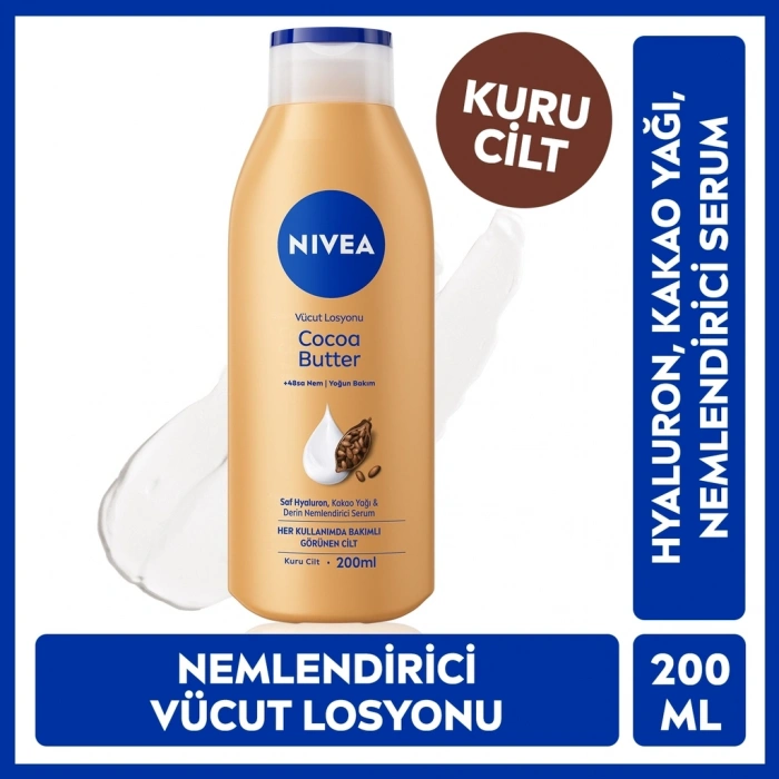 Nivea Nemlendirici Vücut Bakım Losyonu Cocoa Butter 200 ml