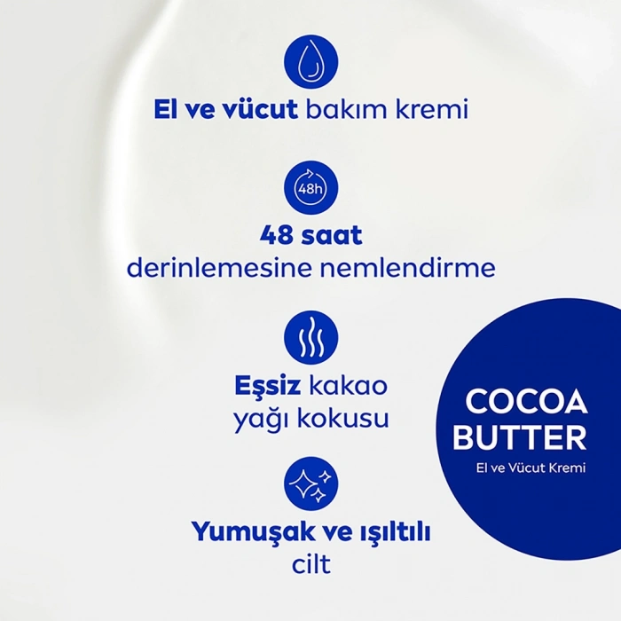 Nivea Nemlendirici Vücut Bakım Losyonu Cocoa Butter 200 ml