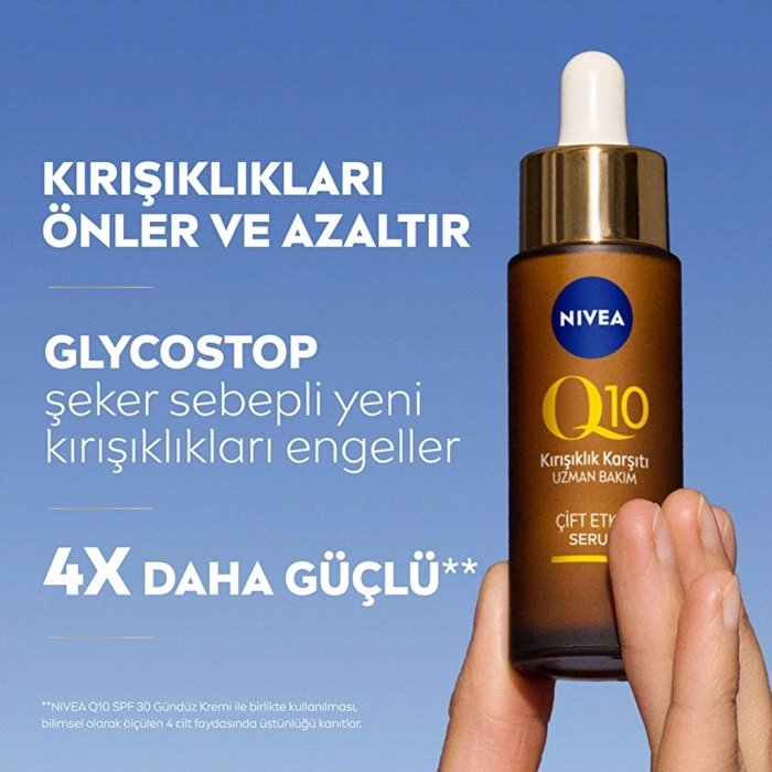 Nivea Q10 Kırışıklık Karşıtı Çift Etkili Cilt Serum 30 ml