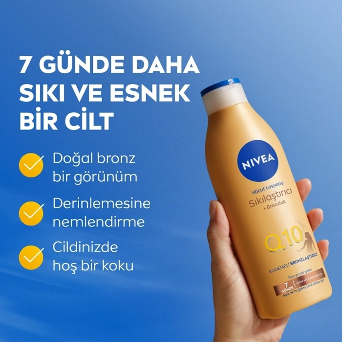 Nivea Q10 Sıkılaştırıcı Bronzlaştırıcı Vücut Losyonu 400 ml