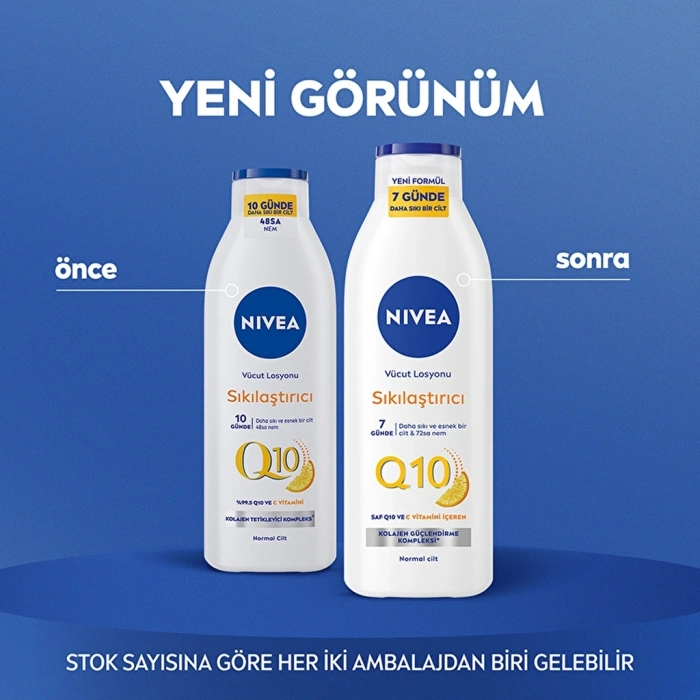 Nivea Q10 Sıkılaştırıcı Nemlendirici Vücut Losyonu 250 ml