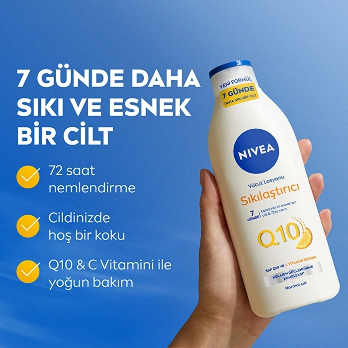 Nivea Q10 Sıkılaştırıcı Nemlendirici Vücut Losyonu 250 ml