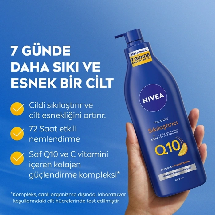 Nivea Q10 Sıkılaştırıcı ve Nemlendirici Vücut Bakım Sütü 400 ml
