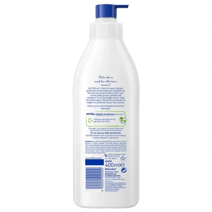 Nivea Q10 Sıkılaştırıcı Vücut Losyonu 400 ml