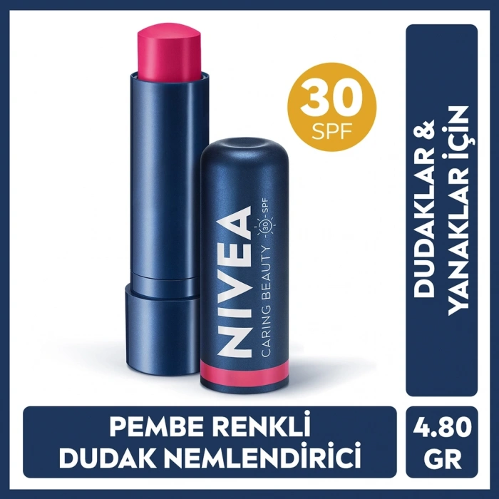 Nivea Renkli Dudak Bakım Kremi Pembe 4,8 gr
