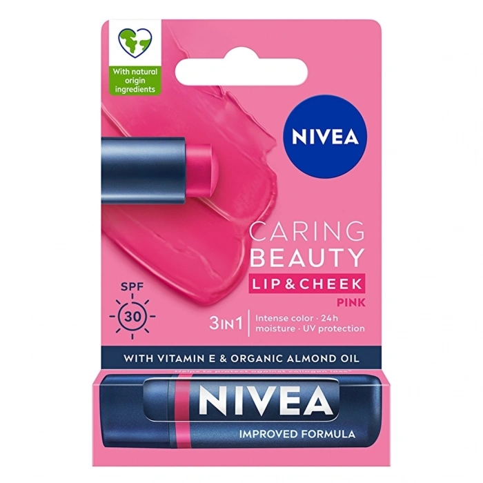 Nivea Renkli Dudak Bakım Kremi Pembe 4,8 gr