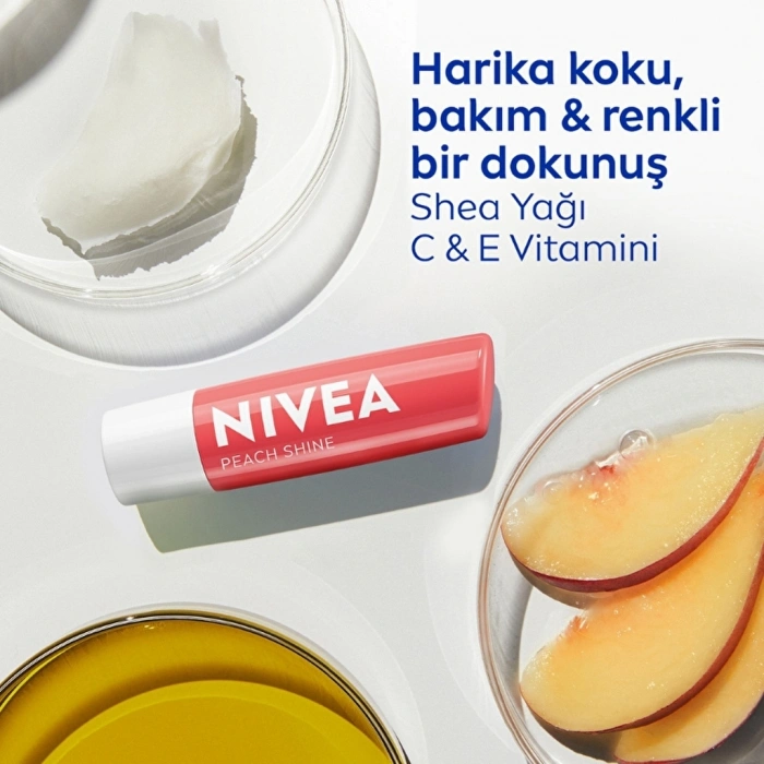 Nivea Şeftali Dudak Bakım Kremi 4,8 gr