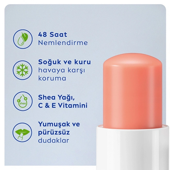 Nivea Şeftali Dudak Bakım Kremi 4,8 gr