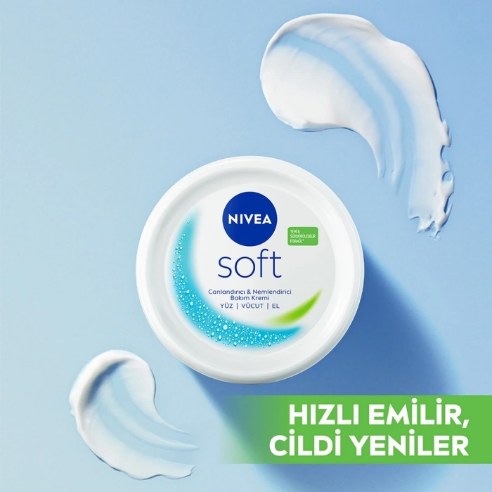 Nivea Soft Nemlendirici Bakım Kremi 300 ml + 50 ml Hediye